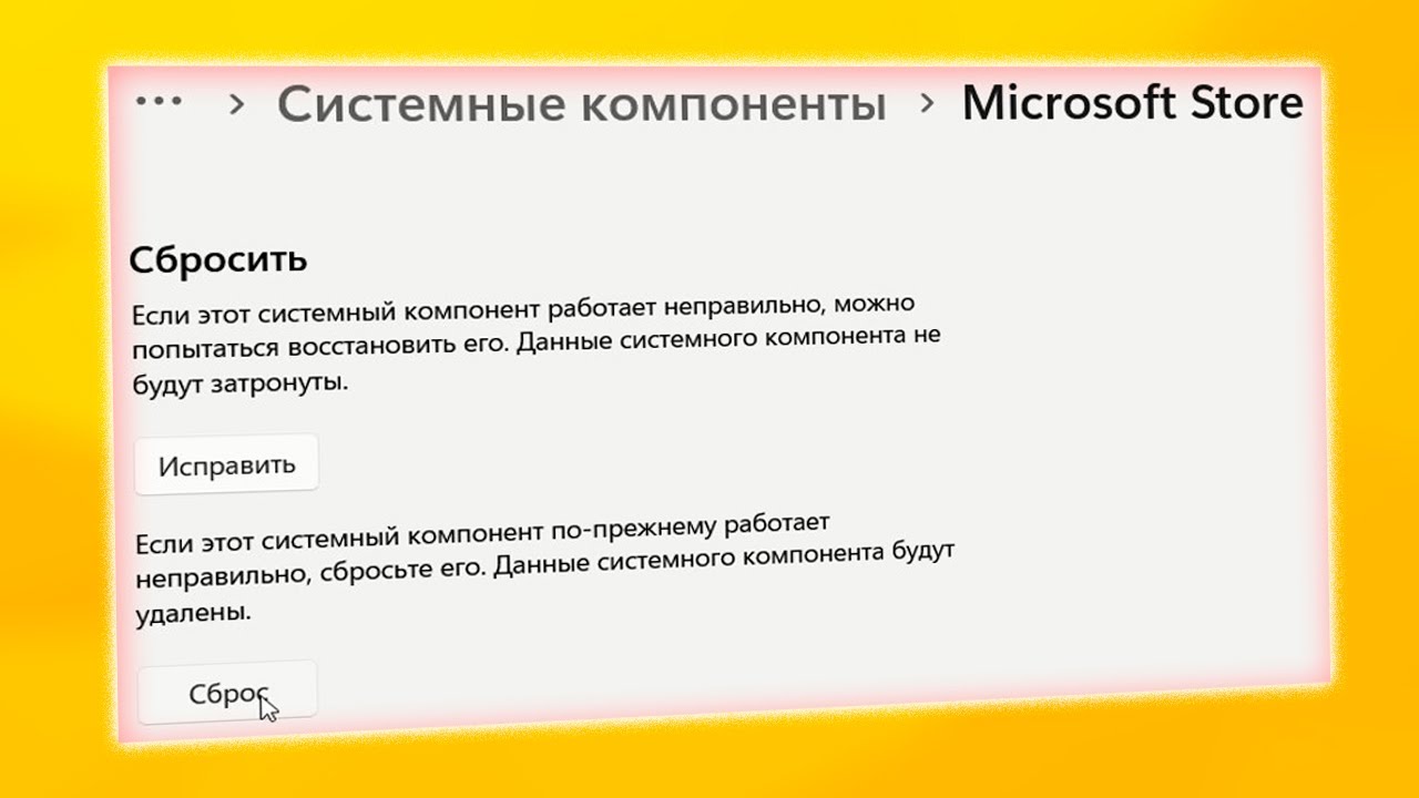 Как сбросить Microsoft Store в Windows 11.Очистка кэша магазина Windows