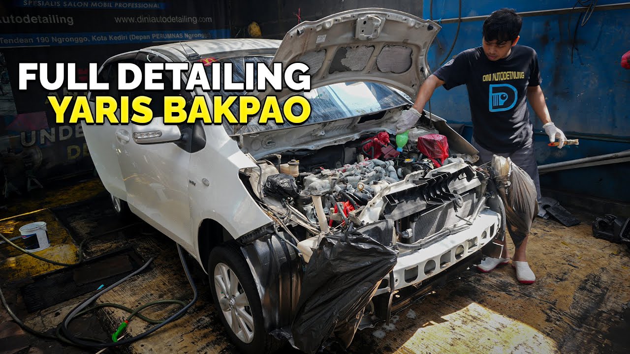 Hasilnya Bikin Pangling! Salon Total Full Detailing Toyota Yaris Bakpao Kembali Glowing!