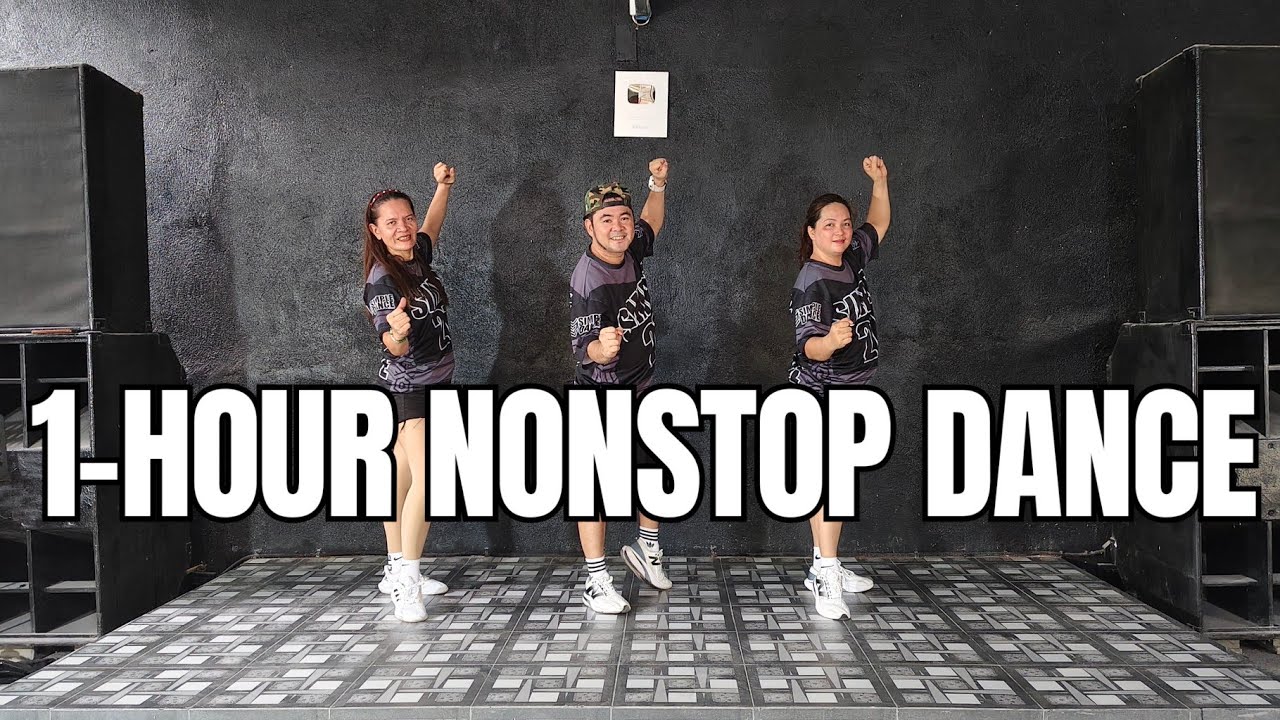 1 hour nonstop Zumba - nonstop dance workout - 1hour Zumba | easy Dance | for begginers | for senior