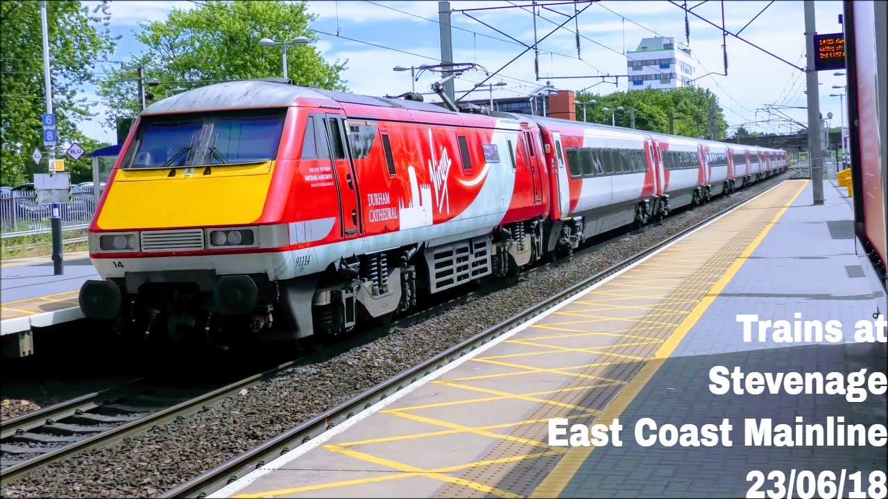 Afternoon Trains at Stevenage, ECML | 23/06/18