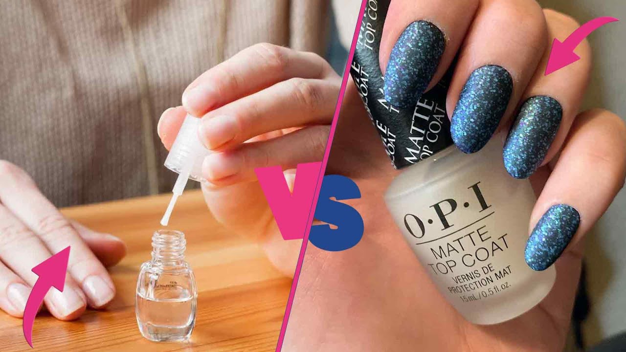 Top Coat vs Clear Nail Polish | Nail Care Comparison