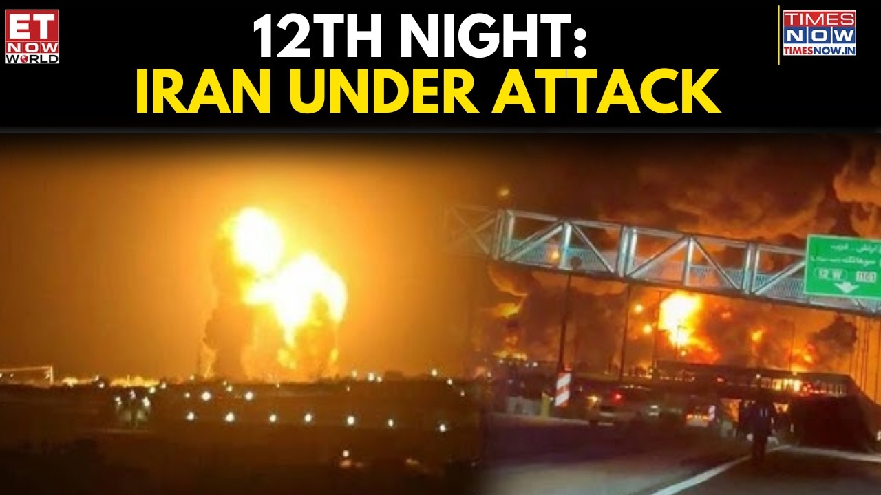 US Launches 12th Night Of Strikes On Iran As CENTCOM Releases New Video | Trump | World News