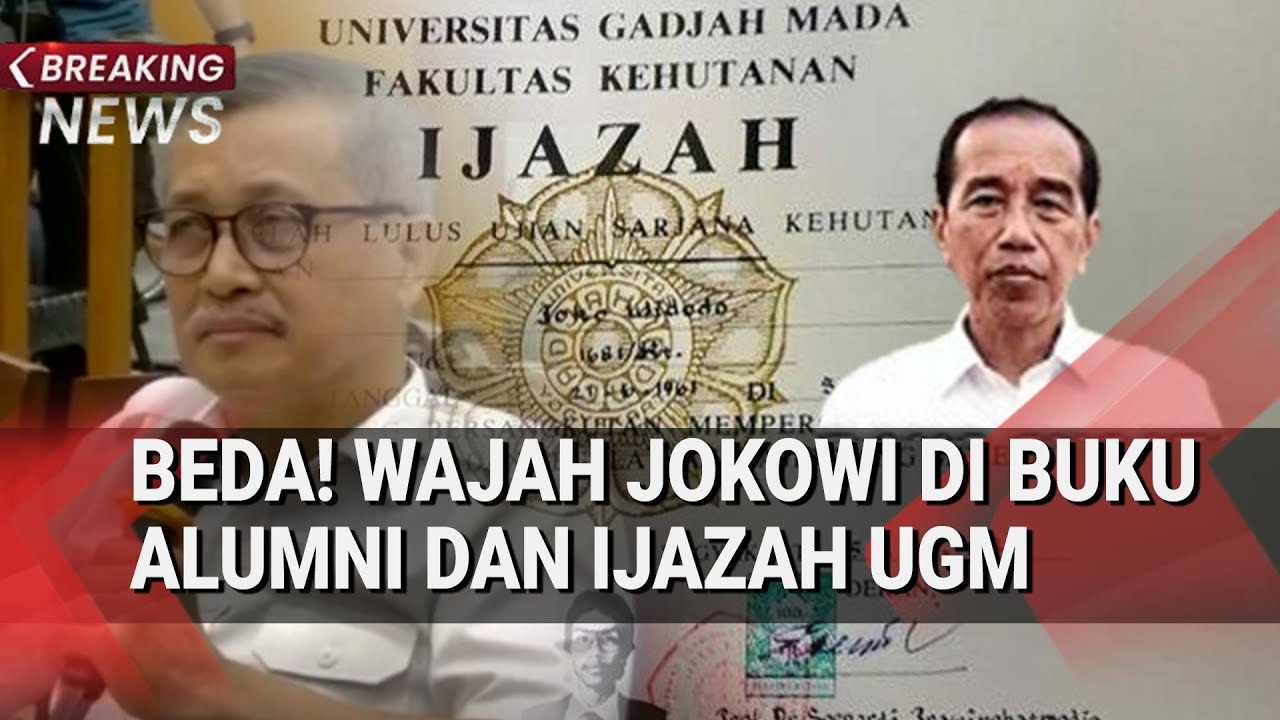 Eks Wakapolri Beber Beda Wajah Jokowi di Buku Alumni & Ijazah UGM yang Beredar di Sosmed