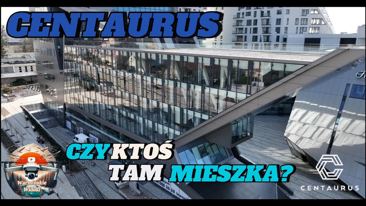 Olsztyn Centaurus | Biura , Hilton i Puste Mieszkania | z drona Mavic 3 | Cinema 4K UHD