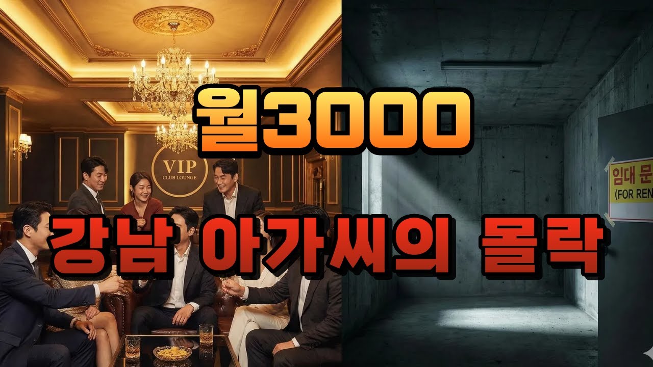 월3000 강남 텐프로 아가씨가 몰락하는 이유