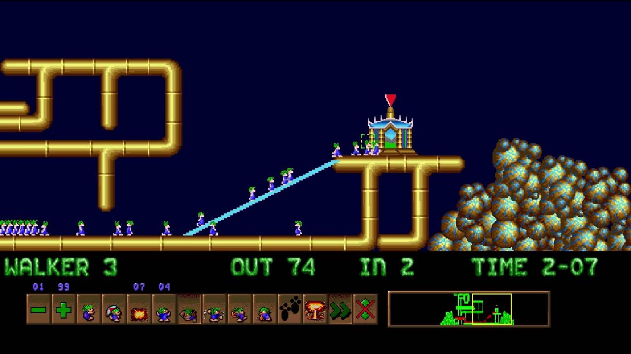 Let's Play Oh no! More Lemmings - Wild - Levels 1-10
