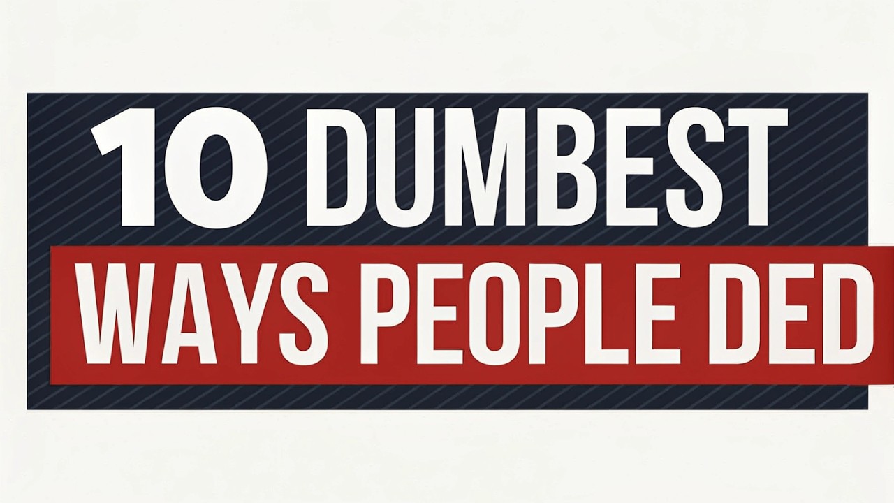 10 Dumbest Ways People Died - Darwin Awards Winners | Part 3