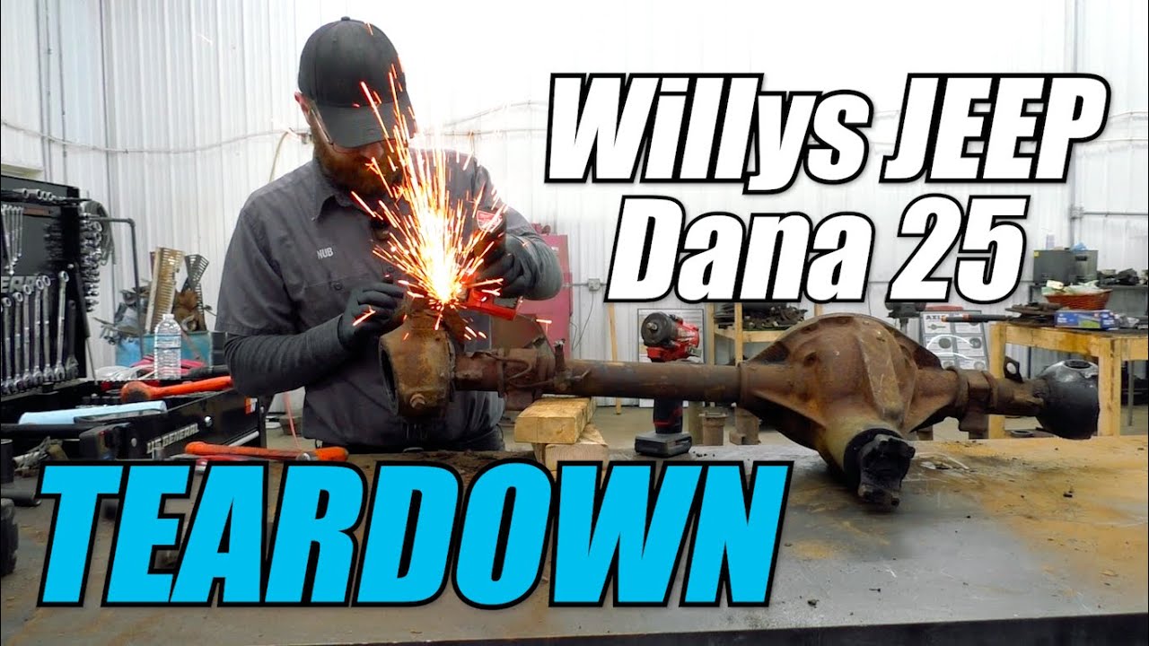 Willys Jeep Dana 25 Teardown 