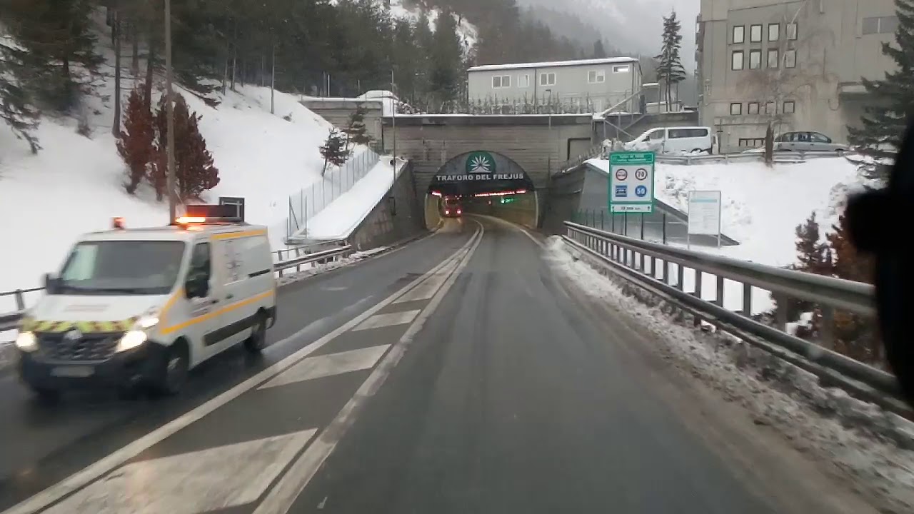 Тунель фреюс,переход италия-франция.