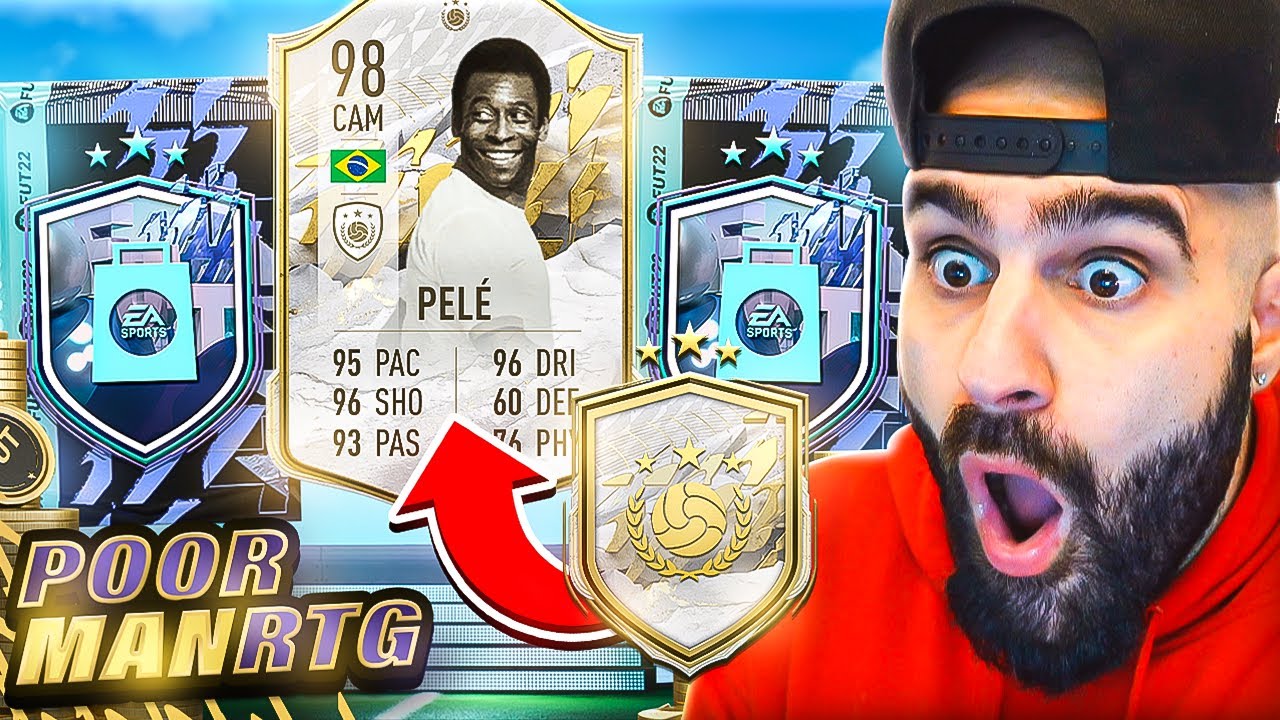 I PACKED PELE In 92+ Icon Pack On My RTG!! FIFA 22 Ultimate Team