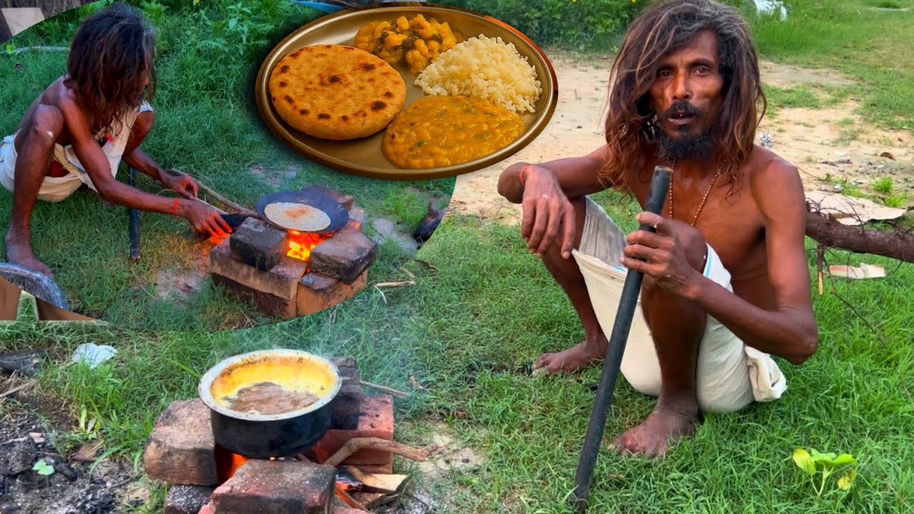 जंगल में बाल वैरागी संत की टिक्कड़-दाल की महक संत का सात्विक भोजन प्रसादी @Chitrakoot Life