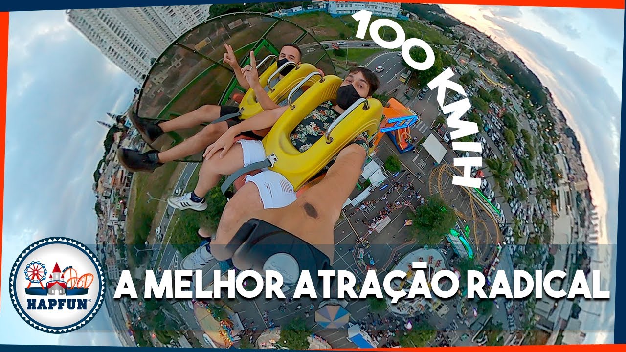 CHEGOU em São Paulo um dos MELHORES parques MÓVEIS do Brasil! - Ita Center Park | Hapfun