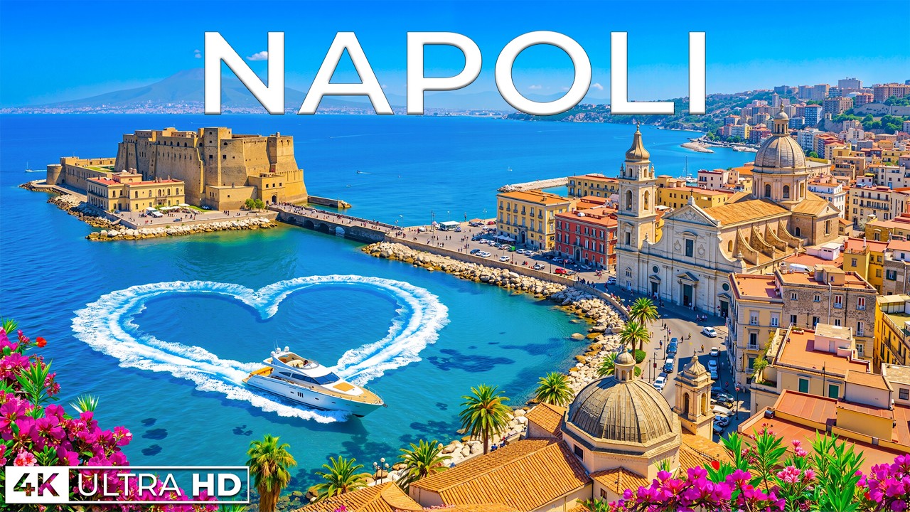 Napoli 4K 🇮🇹 Historic Harbor, Castel dell&rsquo;Ovo & Scenic Mediterranean Views