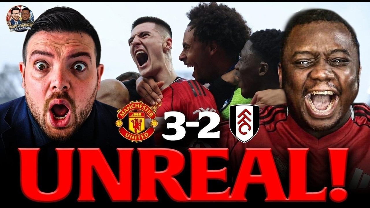 MAN UTD WIN IN CARRICK TIME!!! Manchester United 3-2 Fulham