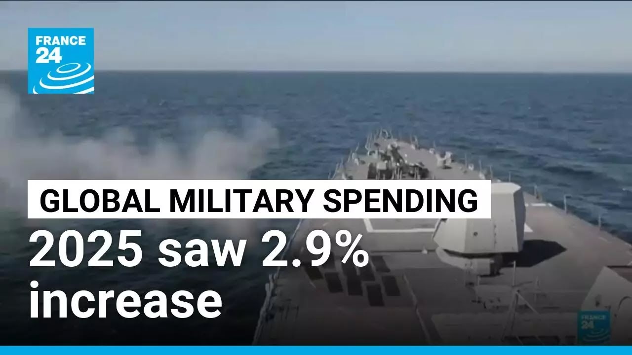 Global military spending rises 2.9% to $2.89 trillion &bull; FRANCE 24 English