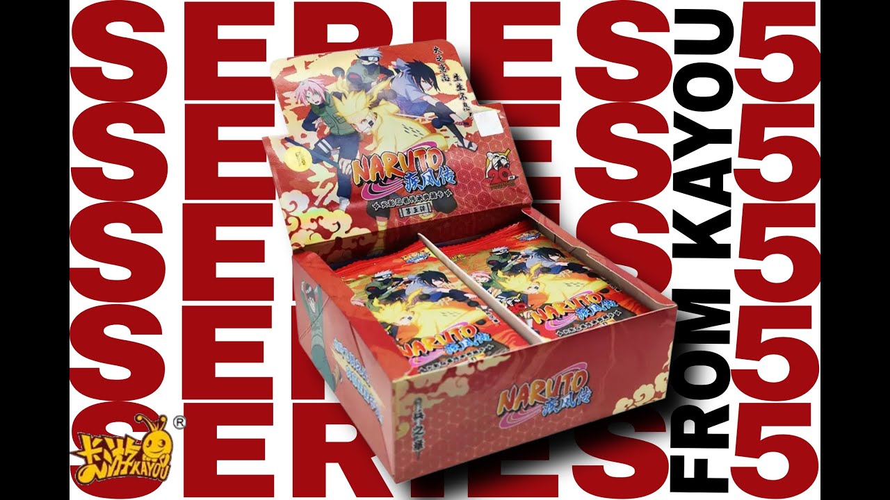 Открытие НОВОЙ 5 серии карточек по Наруто от коллекции KAYOU | Opening of NEW Naruto box from KAYOU