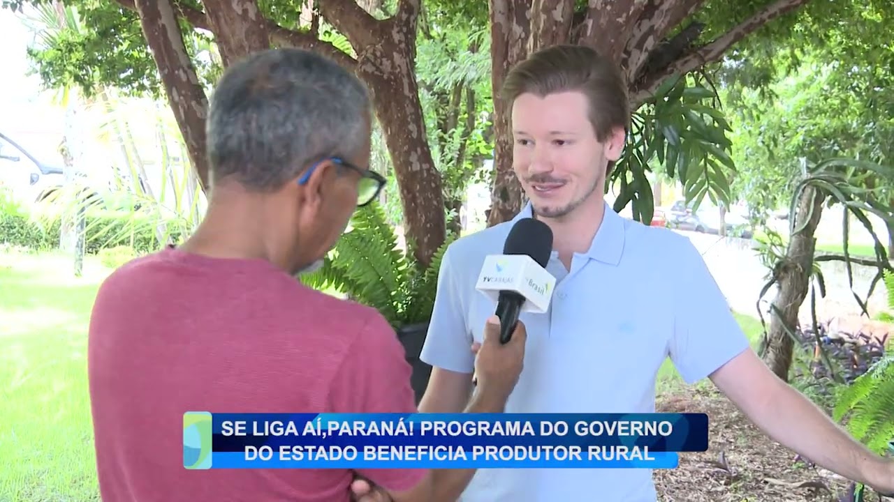SE LIGA AÍ, PARANÁ! PROGRAMA DO GOVERNO DO ESTADO BENEFICIA PRODUTOR RURAL