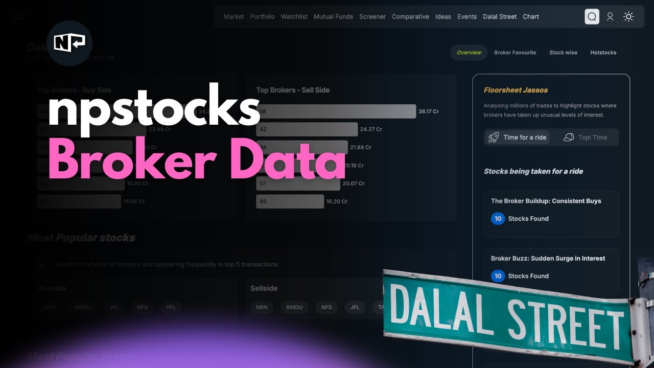 Nepse Broker Data and floorsheet analytics