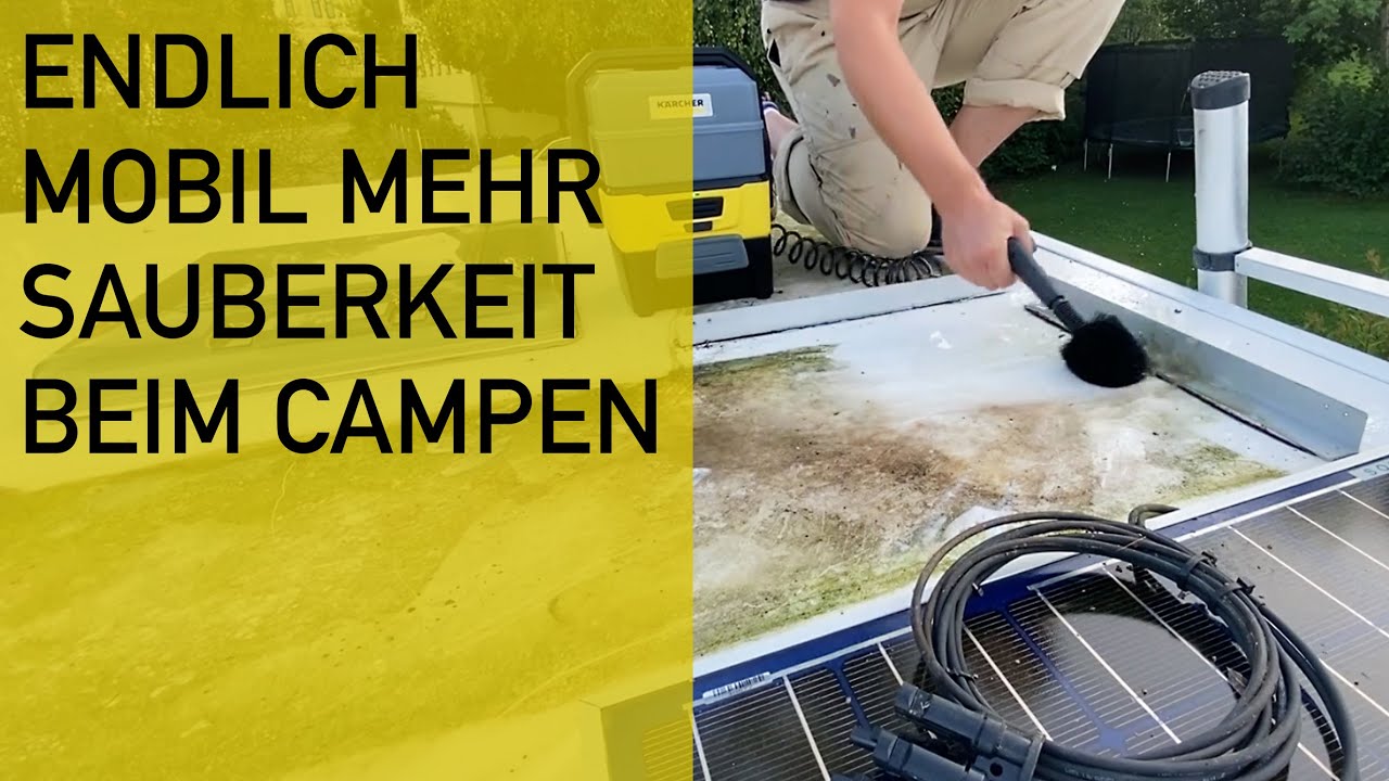 DI'KE EN ROUTE - Wir testen den KÄRCHER OC3 Plus für mehr Sauberkeit beim Camping!