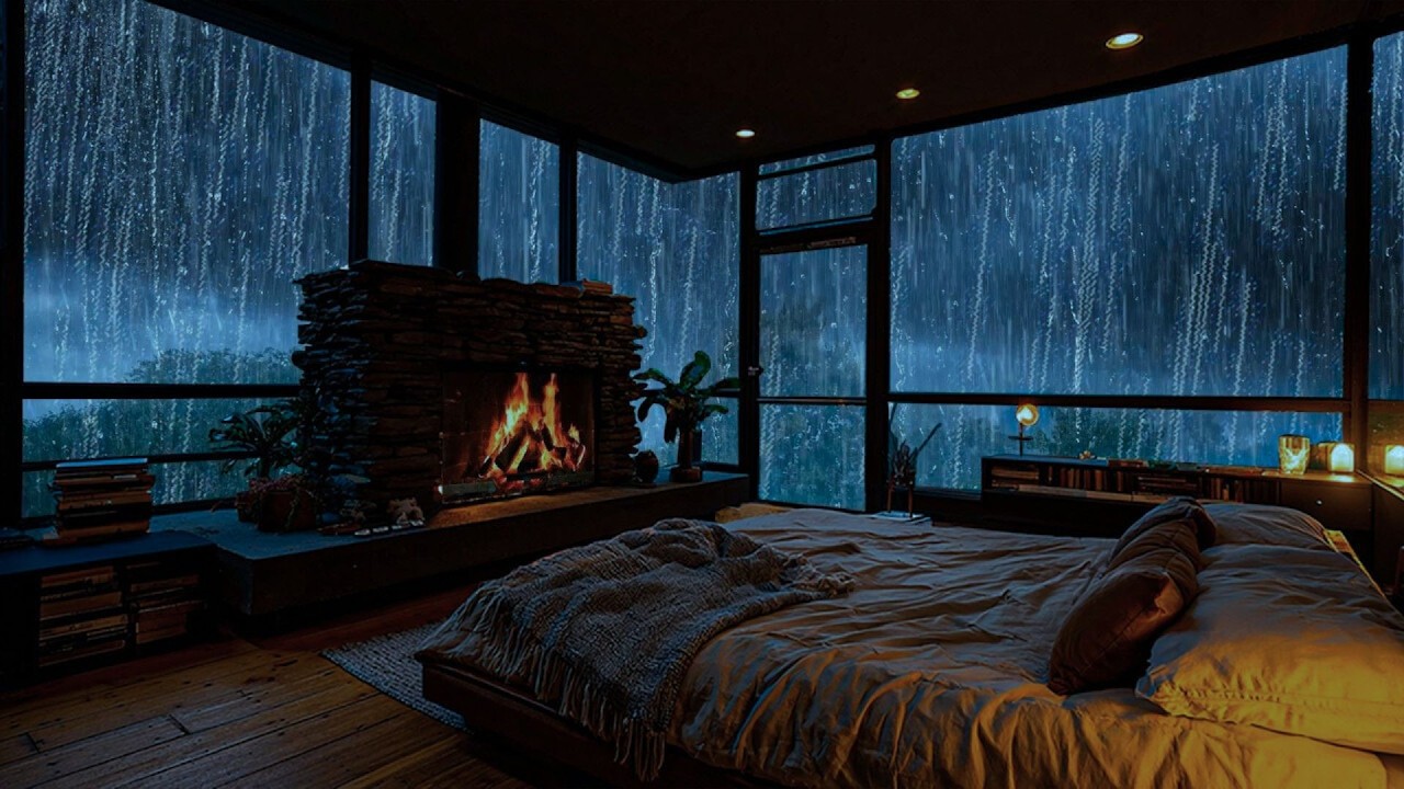 Soft Rain in a Tranquil Garden (No Ads) 🌧 | Gentle Rain Sounds for Deep Sleep & Relaxation Ambience