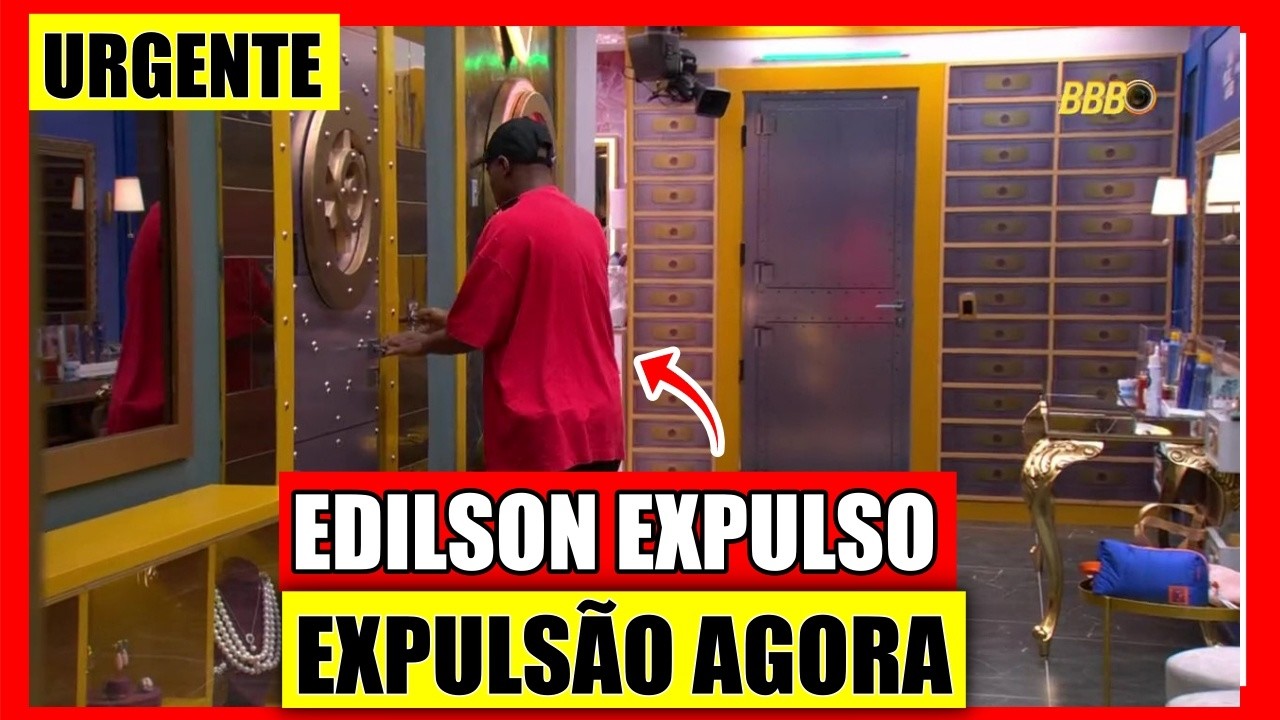 🔥 URGENTE! EDILSON FOI EXPULSO AGORA, PRODUÇÃO ANALISOU IMAGENS E EXPULSOU DO BBB 26 AO VIVO