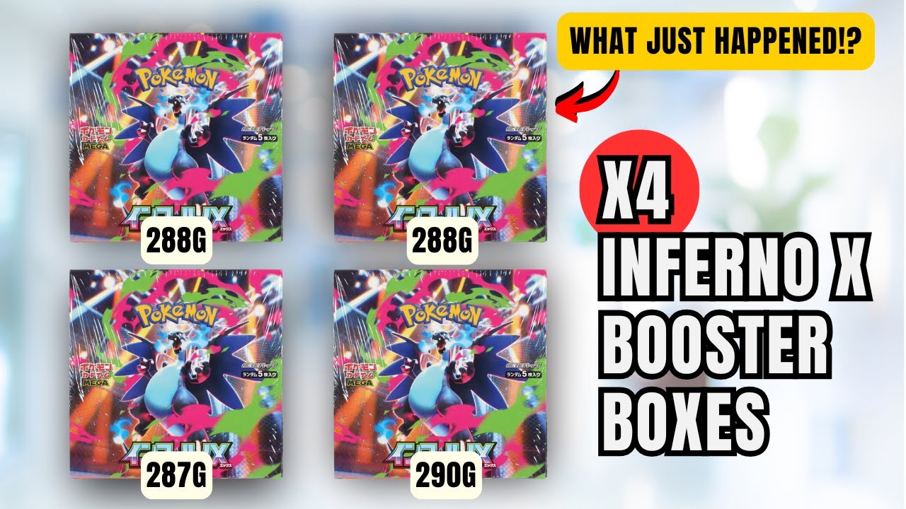 WEIGHING x4 Inferno X Booster Box (And My Theory Gets BLOWN AWAY)