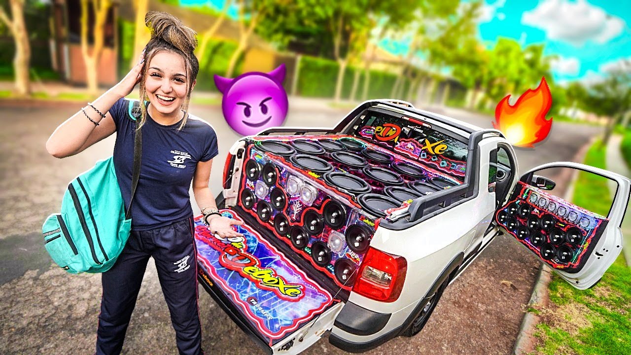 BUSQUEI MINHA IRM&Atilde;ZINHA NA ESCOLA DE SAVEIRO CROSS!! * som muito forteee *