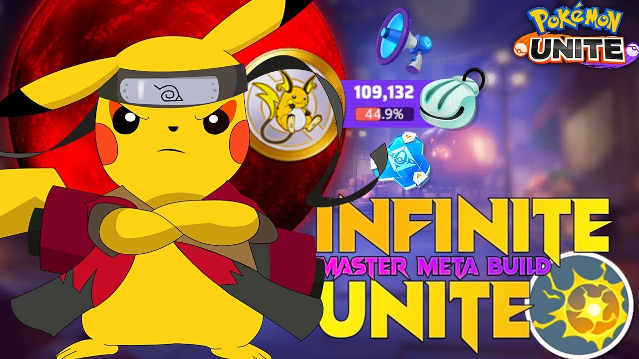 Make *PIKACHU* The Thunder Sage With This Broken Infinite Unite Cool-down Meta Build in Master Rank!