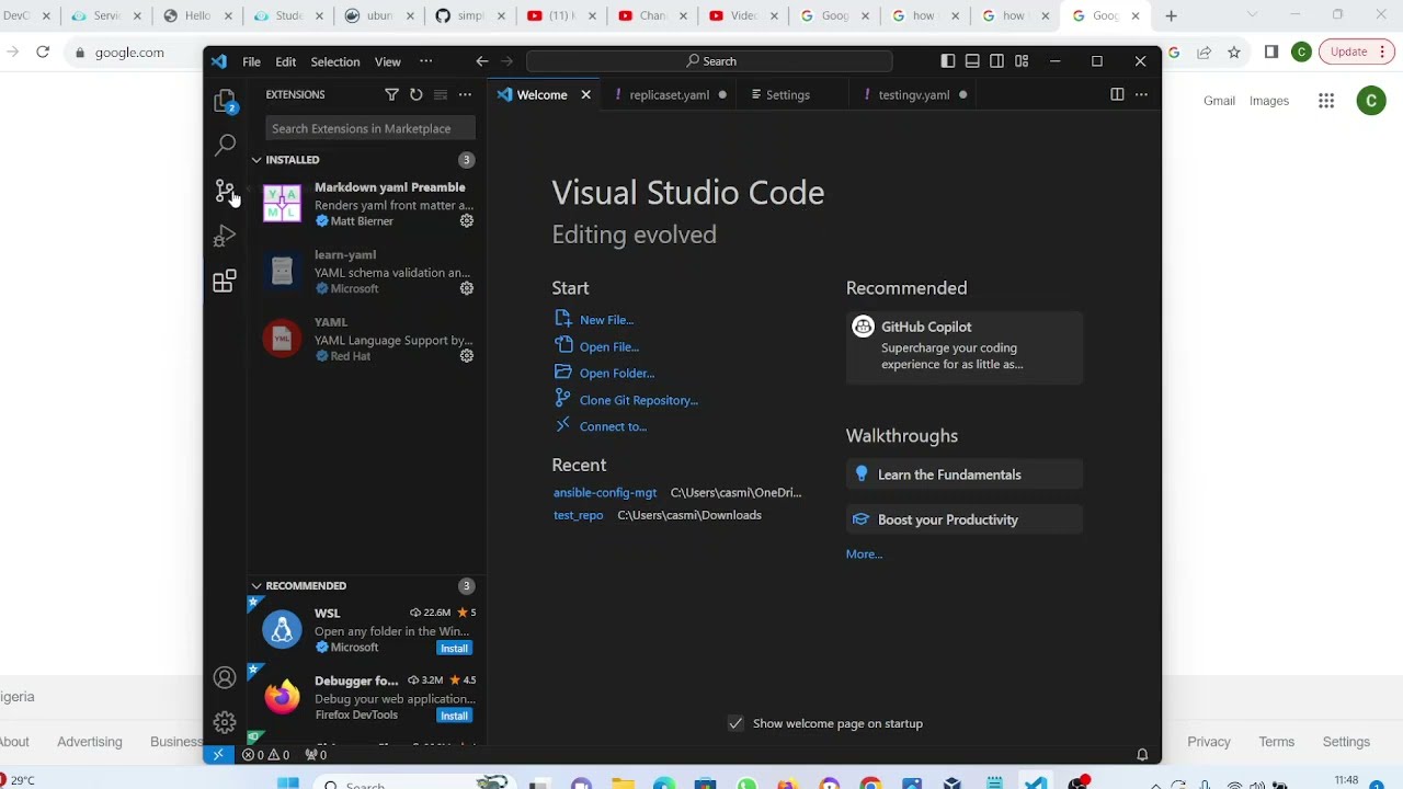 Install and set up Yaml Extension on VS code in 60 seconds