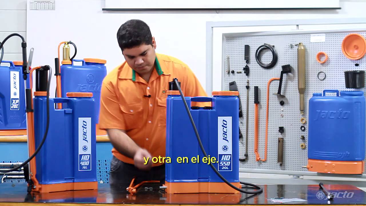 Jacto HD - Cómo assemblar su pulverizador mochila