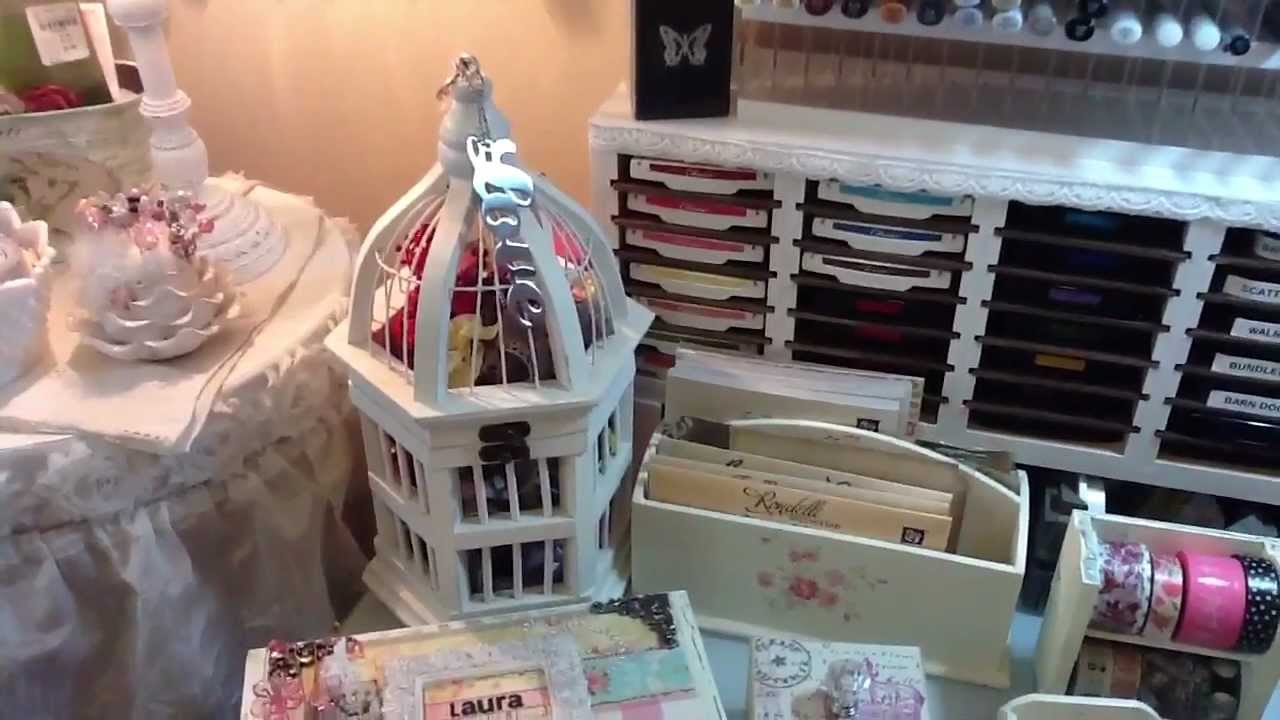 My Shabby Chic Scrapbooking Room part 1