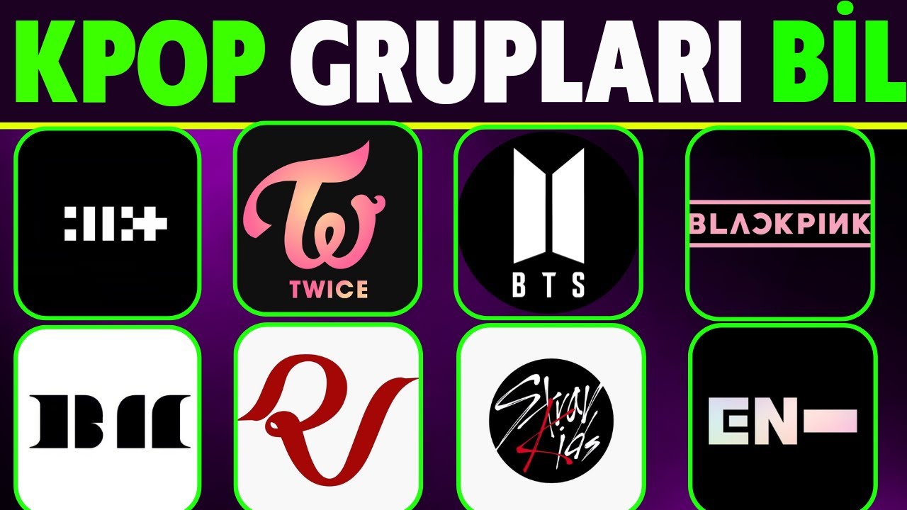 Kpop Şarkılarından Grubu Tahmin Et 🤞🎶 K-Pop Oyunu, kpop şarkı bilmece