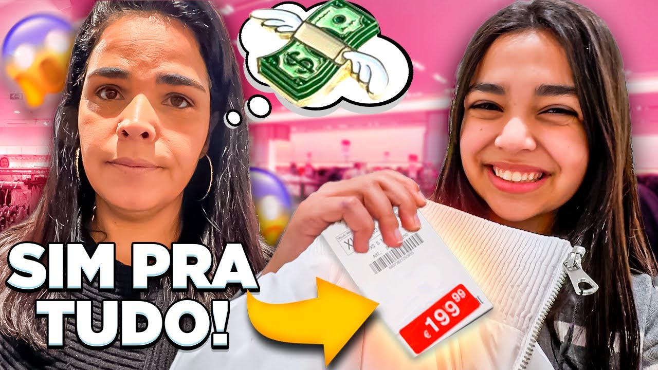 DIZENDO SIM PRA TUDO NO SHOPPING! *Minha mãe surtou