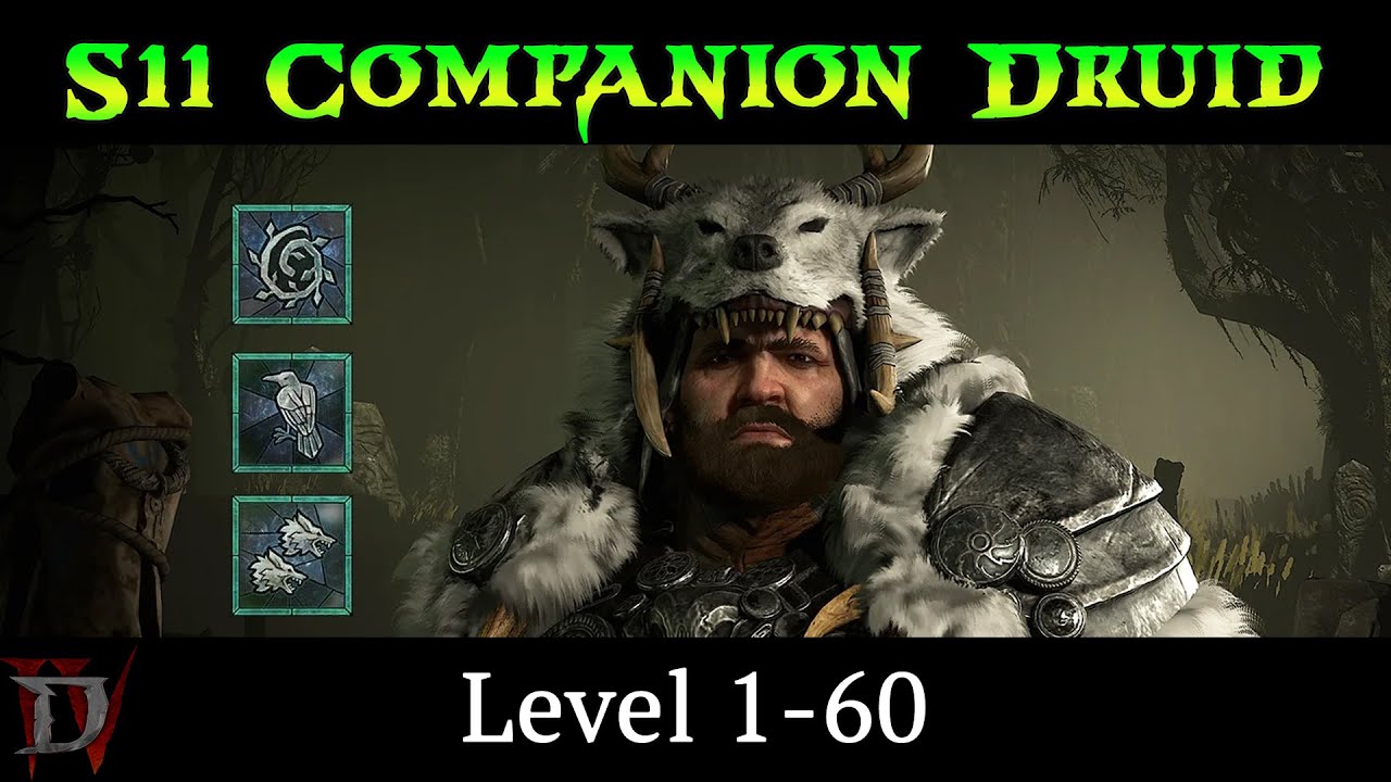(D4) Companion Druid - Level 1-60 - Season 11