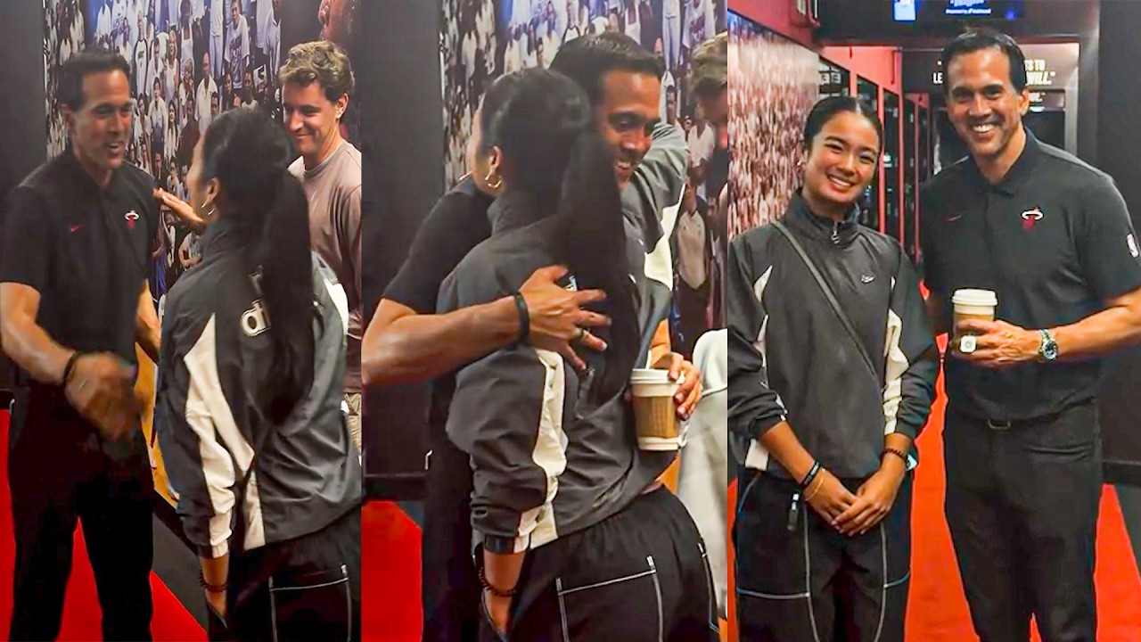 Alex Eala Surprises Miami Heat Coach Erik Spoelstra | Miami  2026
