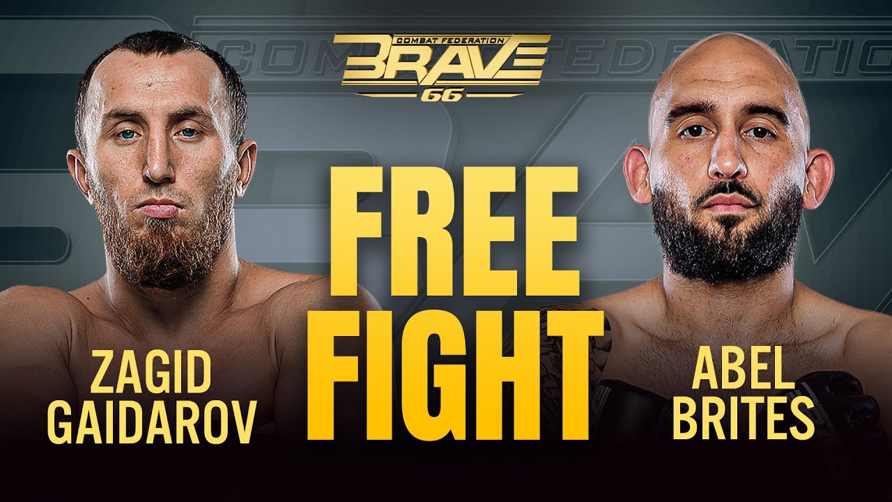 Zagid Gaidarov vs Abel Brites | Free Fight | BRAVE CF 66