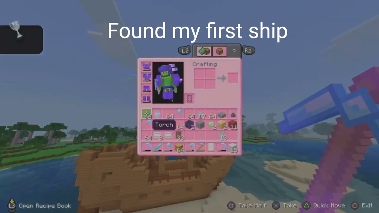 My First Attempt at Minecraft and  some firsts! Survival mode! 