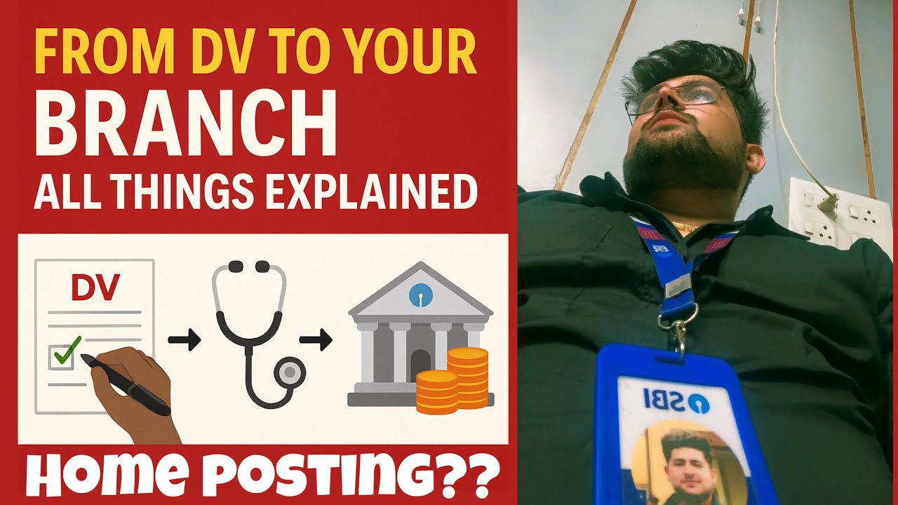 From DV to Your Branch: SBI Clerk Step-by-Step Guide #bankingbytesbymohit #sbiclerk