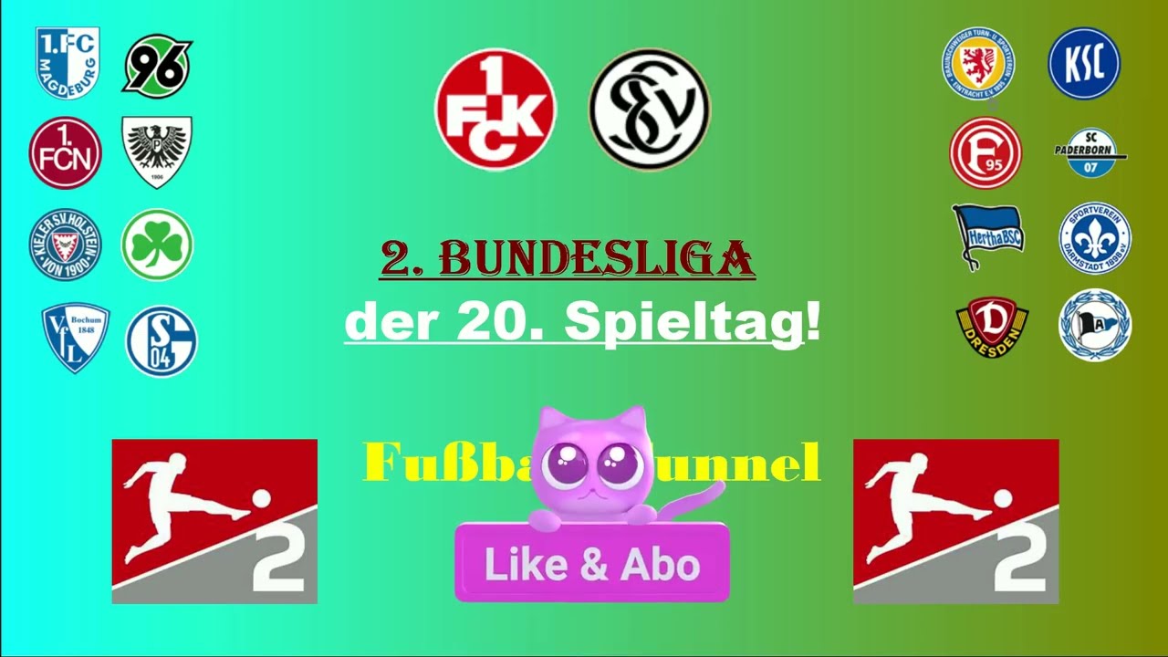 2. Bundesliga 20. Spieltag  alle Tipps Prognosen 25/26