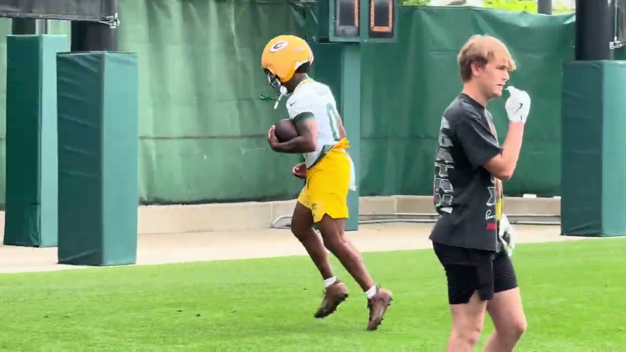 Packers WR Drills During Day 1 of Minicamp