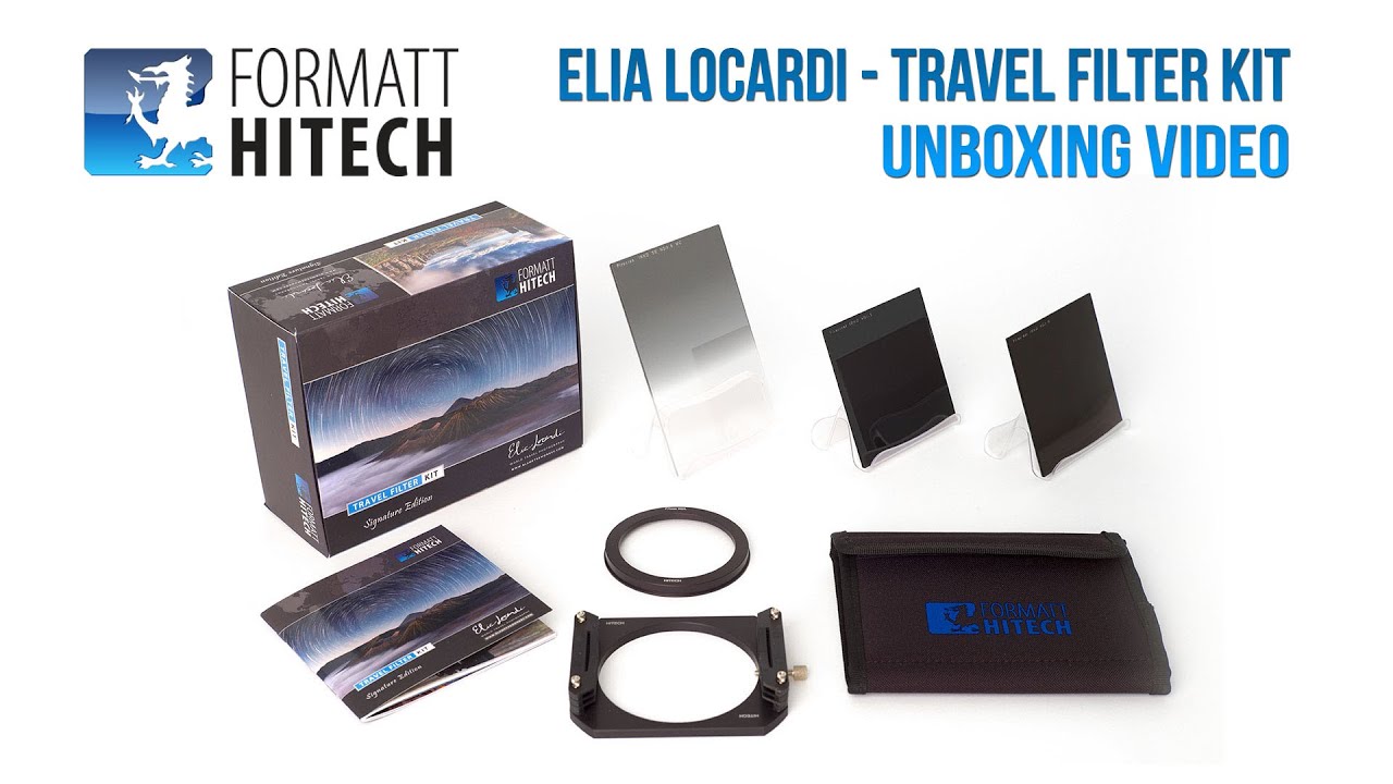 Formatt Hitech Elia Locardi travel filter kit (Firecrest) unboxing video - Tjoez.com