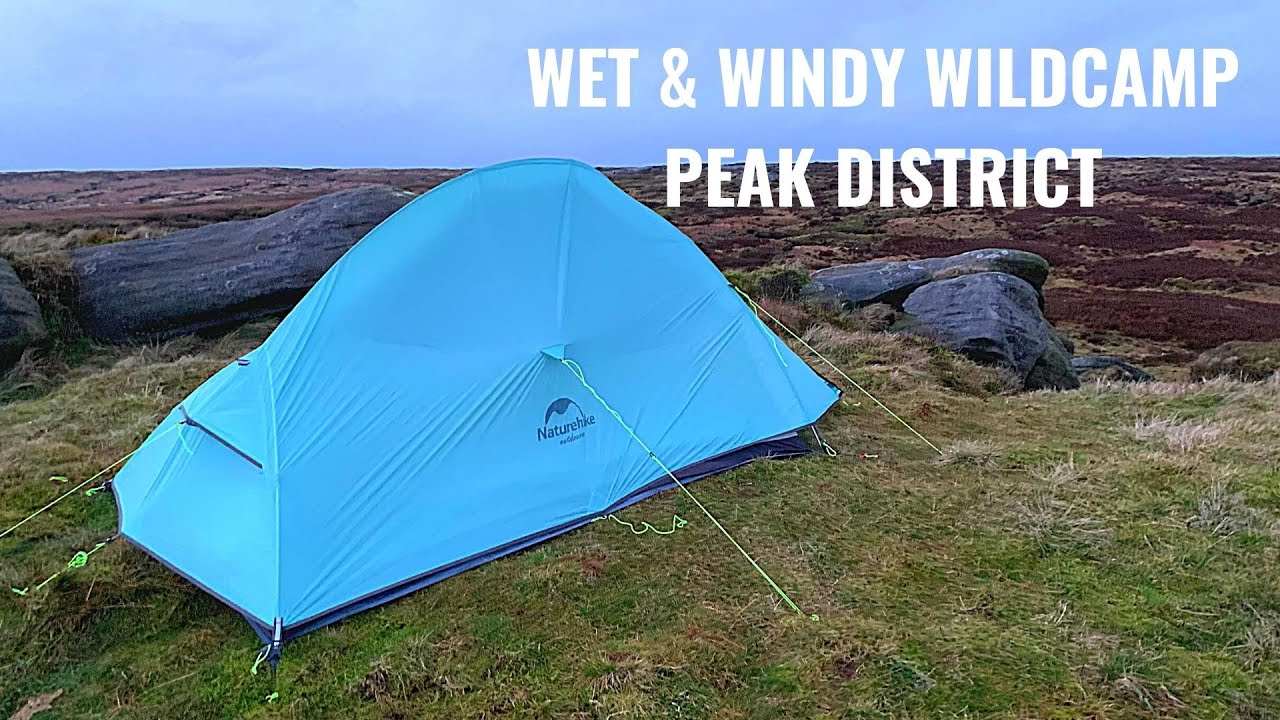 Winter Camping in Strong Winds and Rain Nature Hike Cloud Up 2