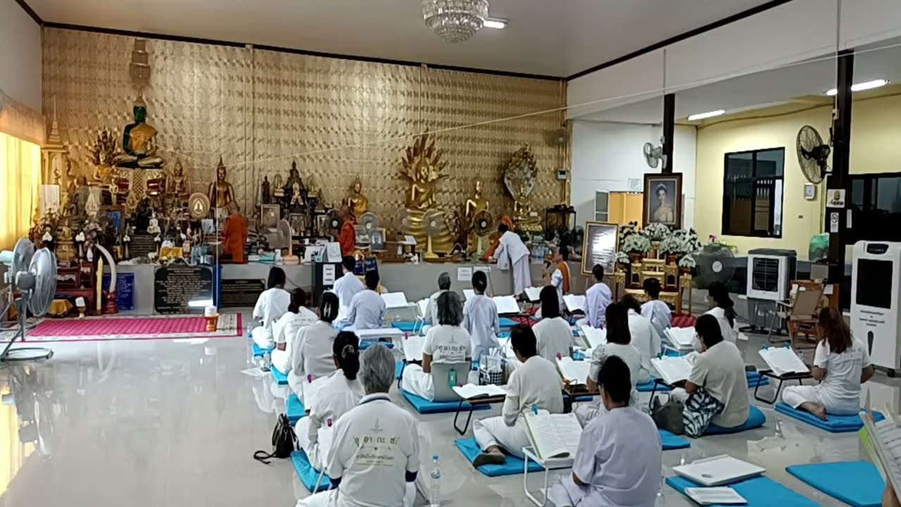 สวดมนต์วันมาฆบูชาลูกศิษย์วัดบ้านกลางวิปัสสนาชาแนล กำลังถ่ายทอดสด!