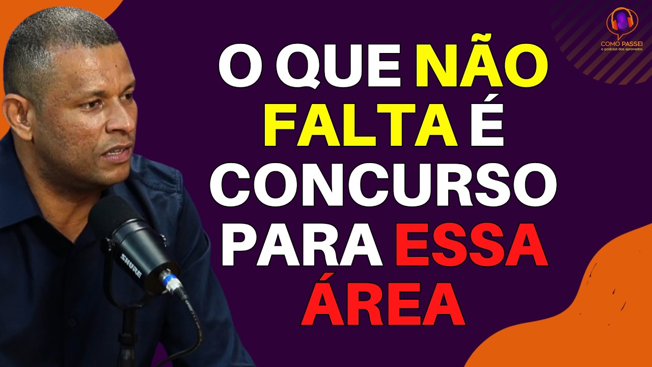 É uma vantagem prestar concursos públicos nessa área