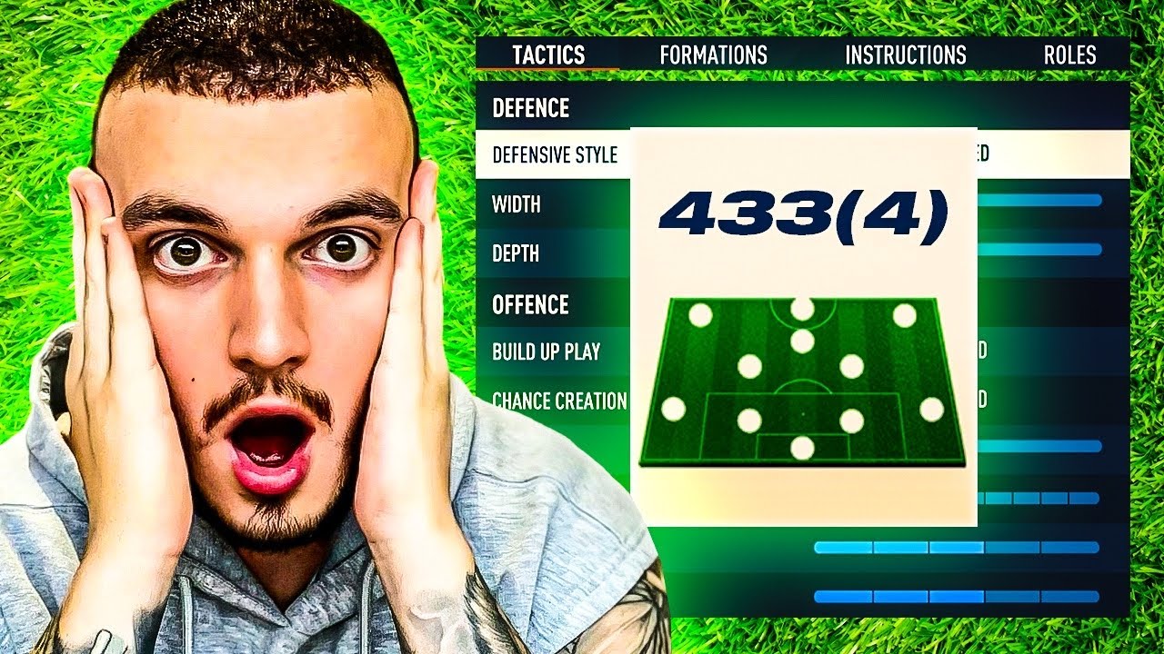 433 is META 🔥 FC24 Best Pro 433(4) Custom Tactics ✅