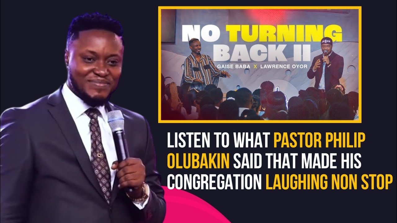 FUNNY MOMENT WITH PASTOR PHILIP OLUBAKIN