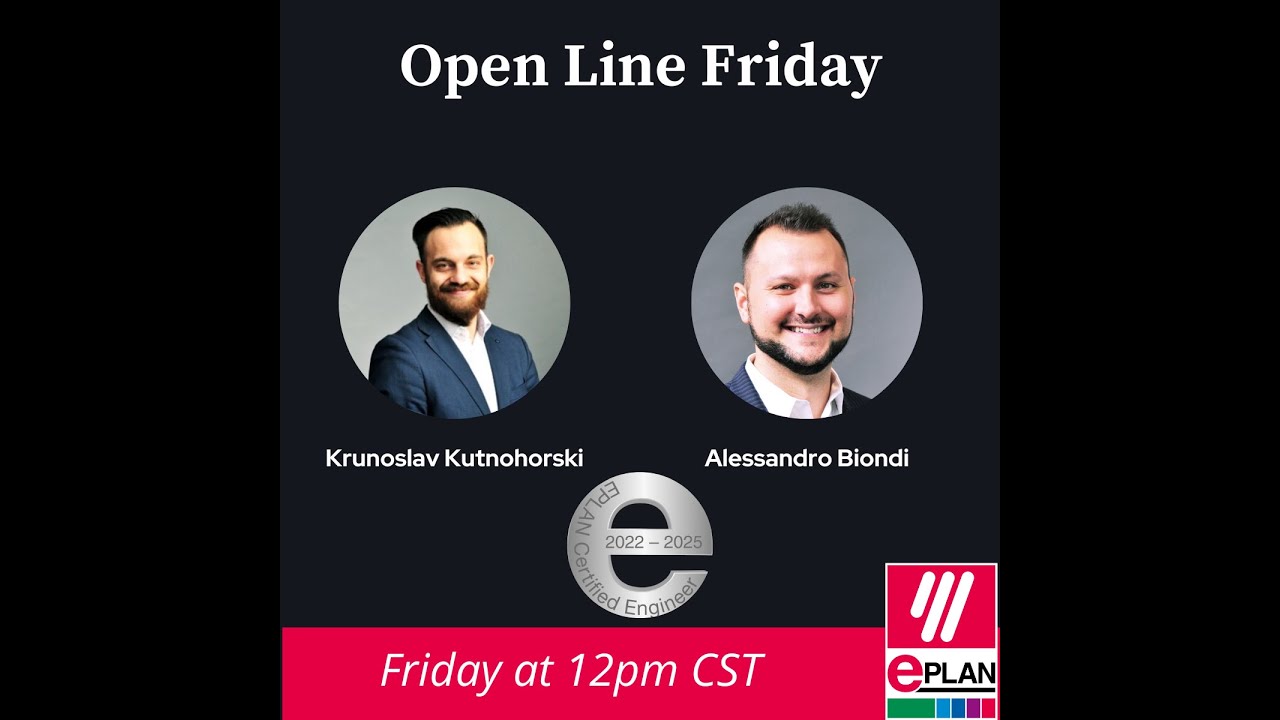 EPLAN Open Line Friday - EPLAN Certified Engineer Program