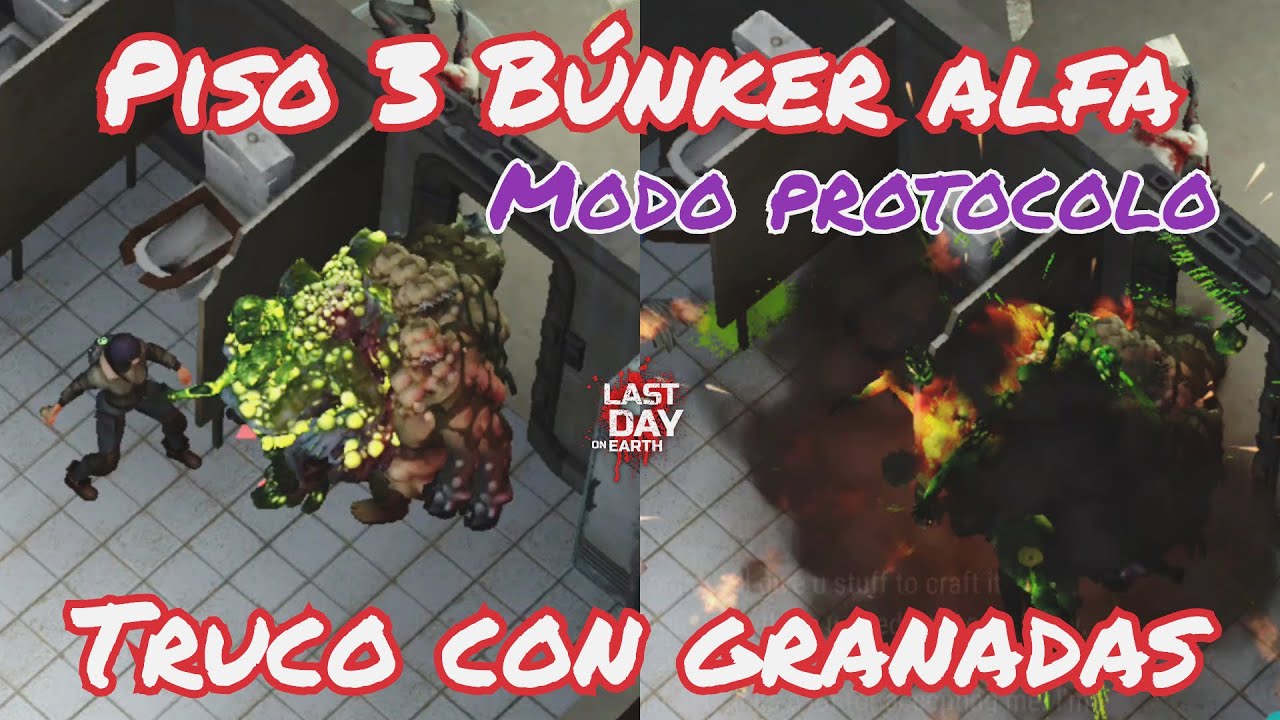 MODO PROTOCOLO | TRUCO CON GRANADAS | BÚNKER ALFA | LAST DAY ON EARTH