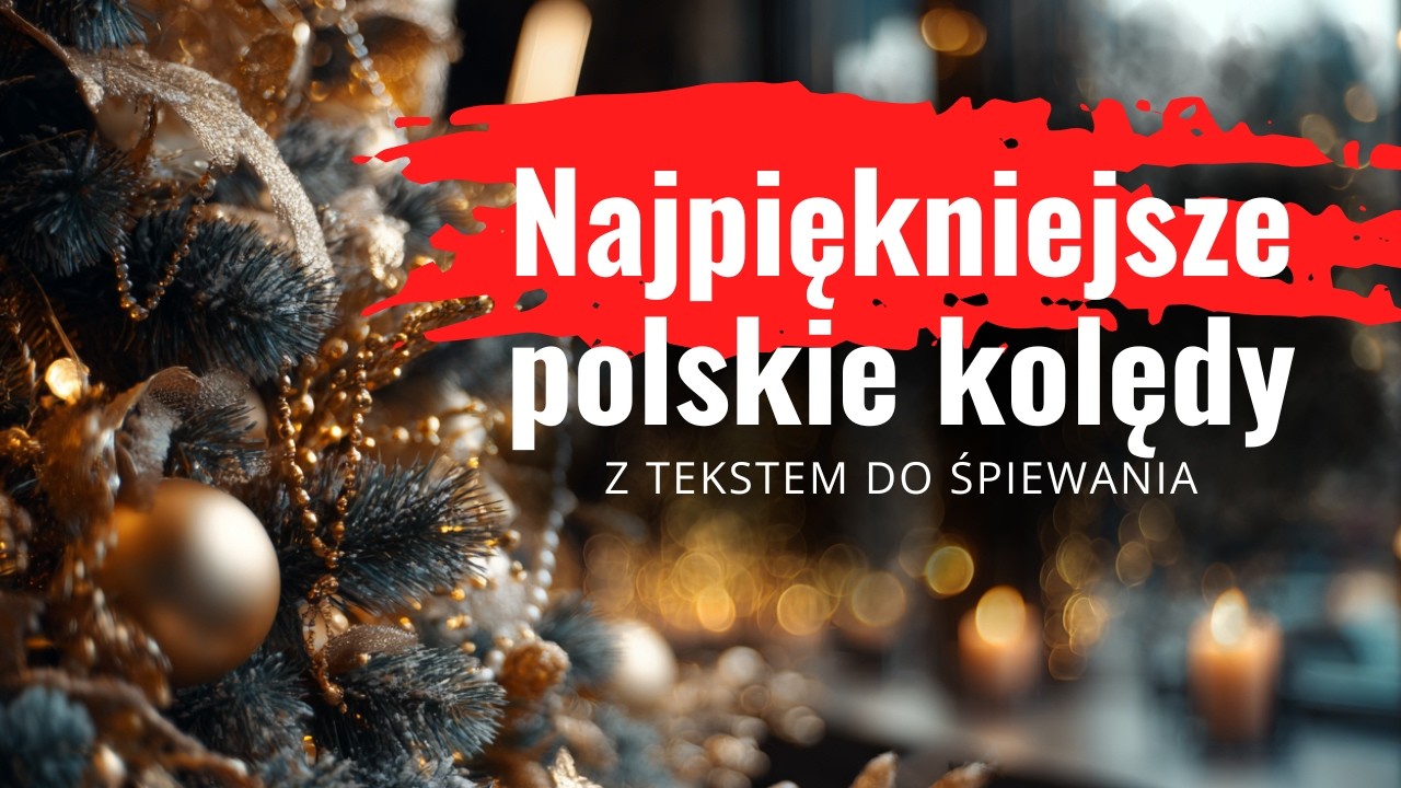 Najpiękniejsze polskie kolędy z tekstem do wspólnego śpiewania 🎄 1 godzina | Boże Narodzenie