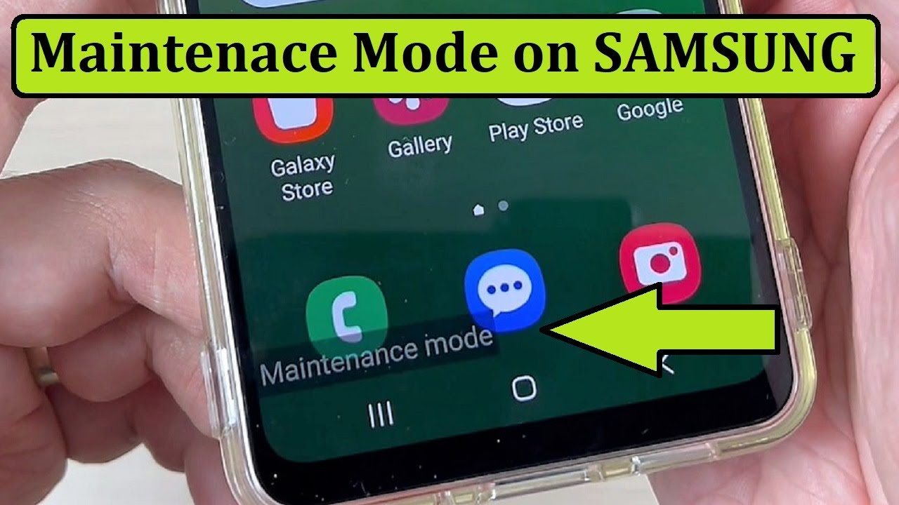 Как включить/отключить режим обслуживания на телефонах Samsung &mdash; защитите свои данные при отправк...
